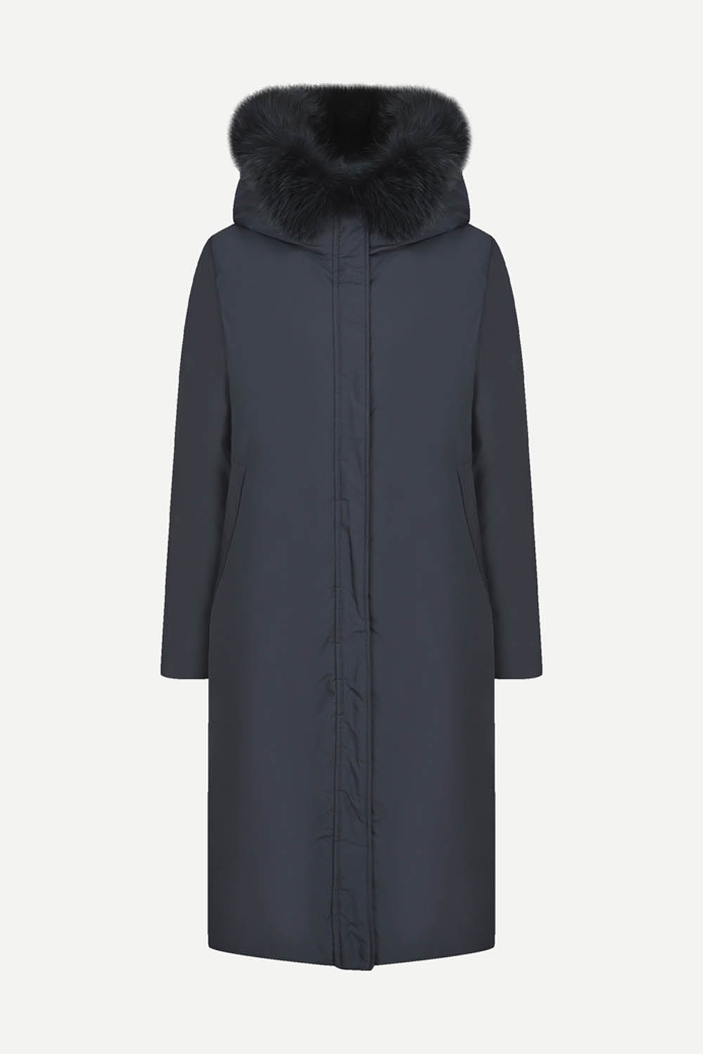 [공식몰] 롱 구스 다운 네이비