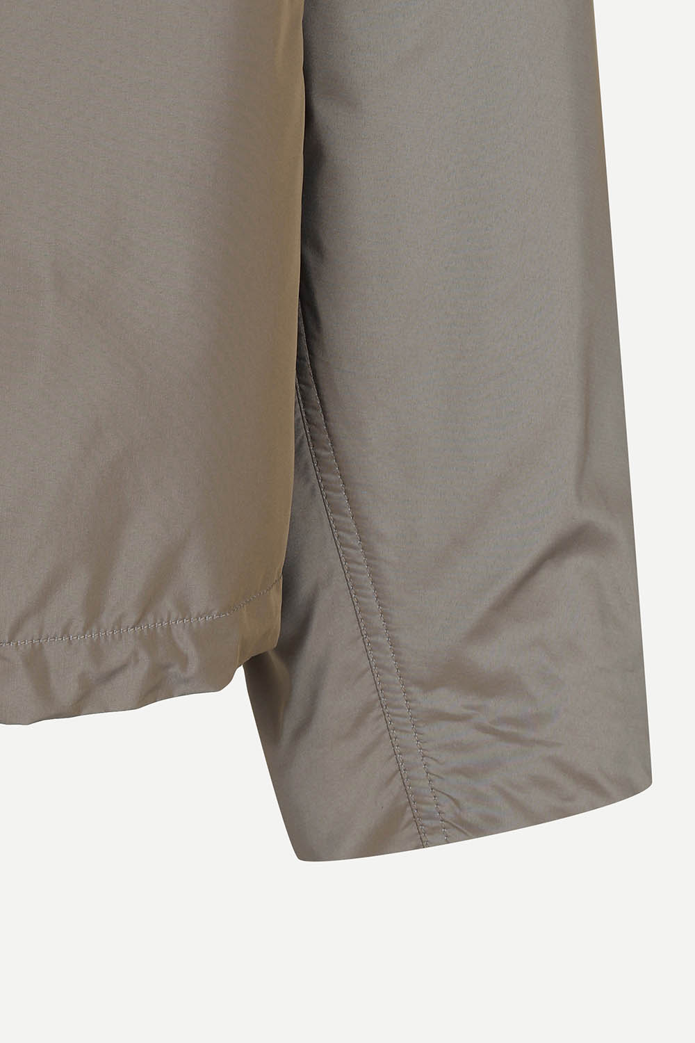 [캐리스노트] 밍크 카라 A라인 숏 점퍼 카키