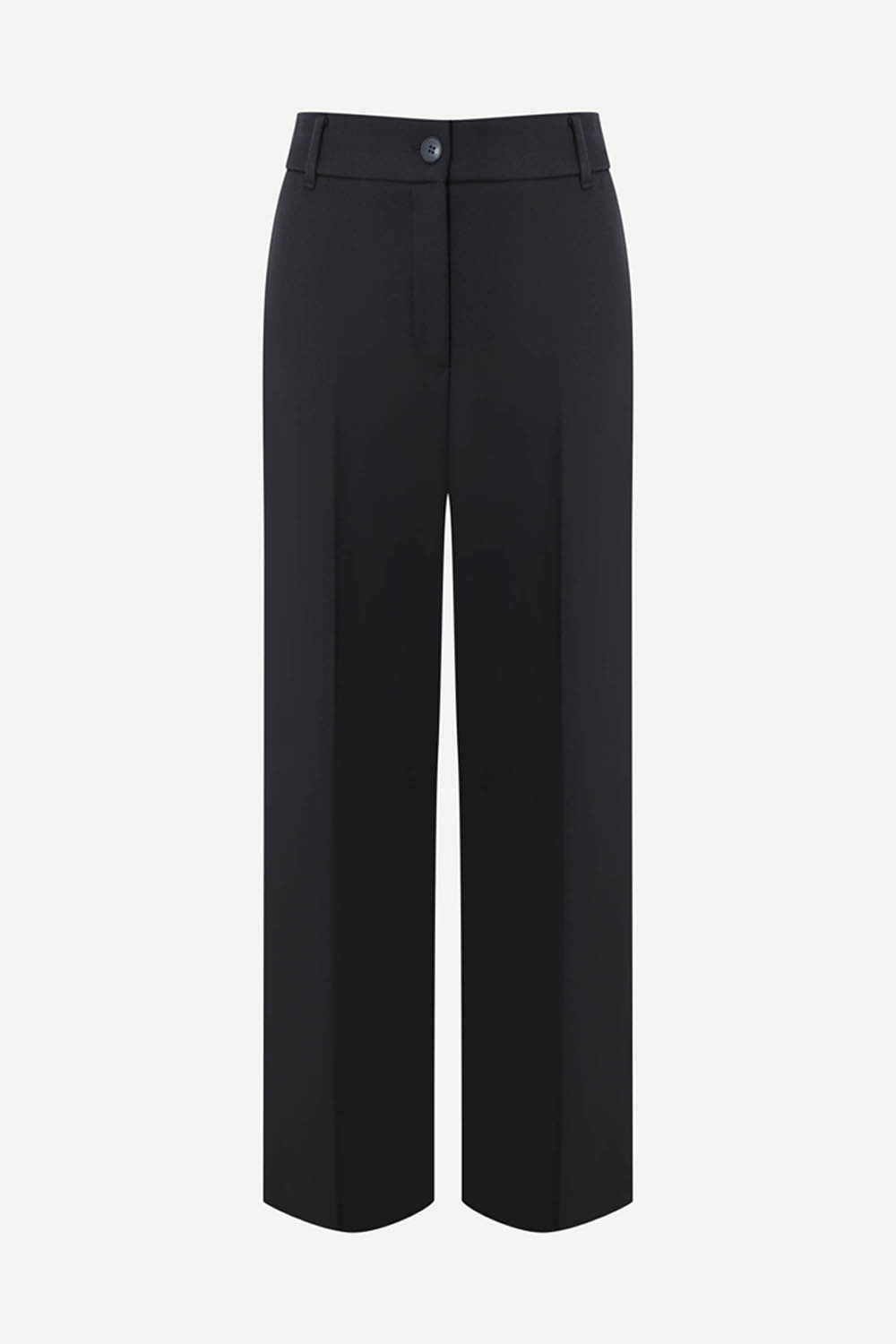 [공식몰] 기모 세미 와이드 밴딩 팬츠 블랙