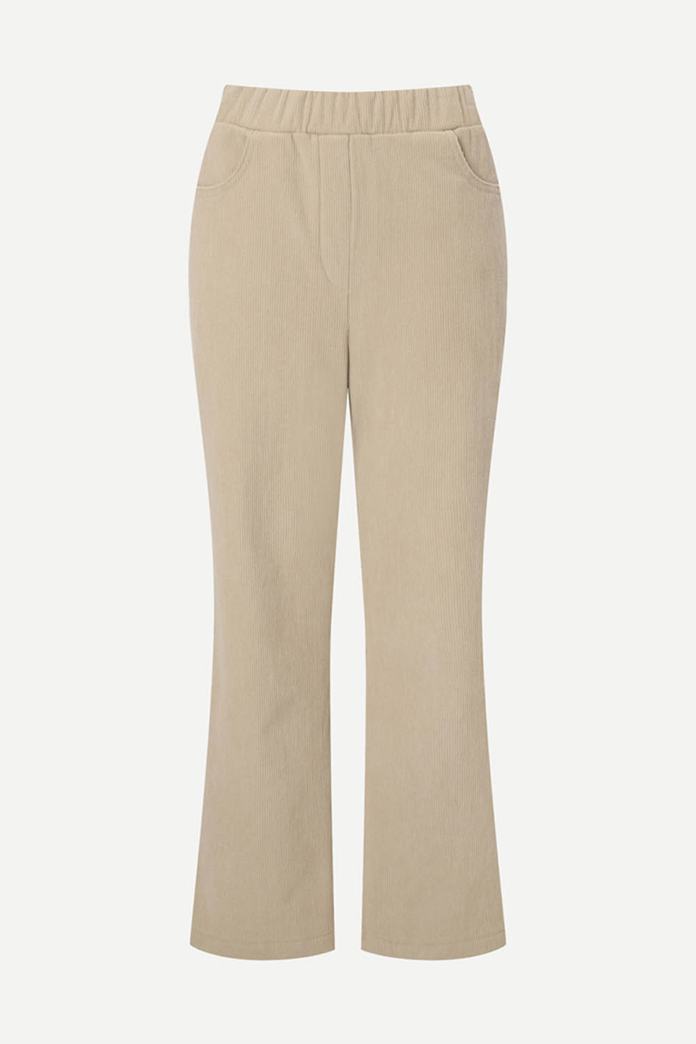 [캐리스노트] 코듀로이 일자핏 밴딩 팬츠 베이지