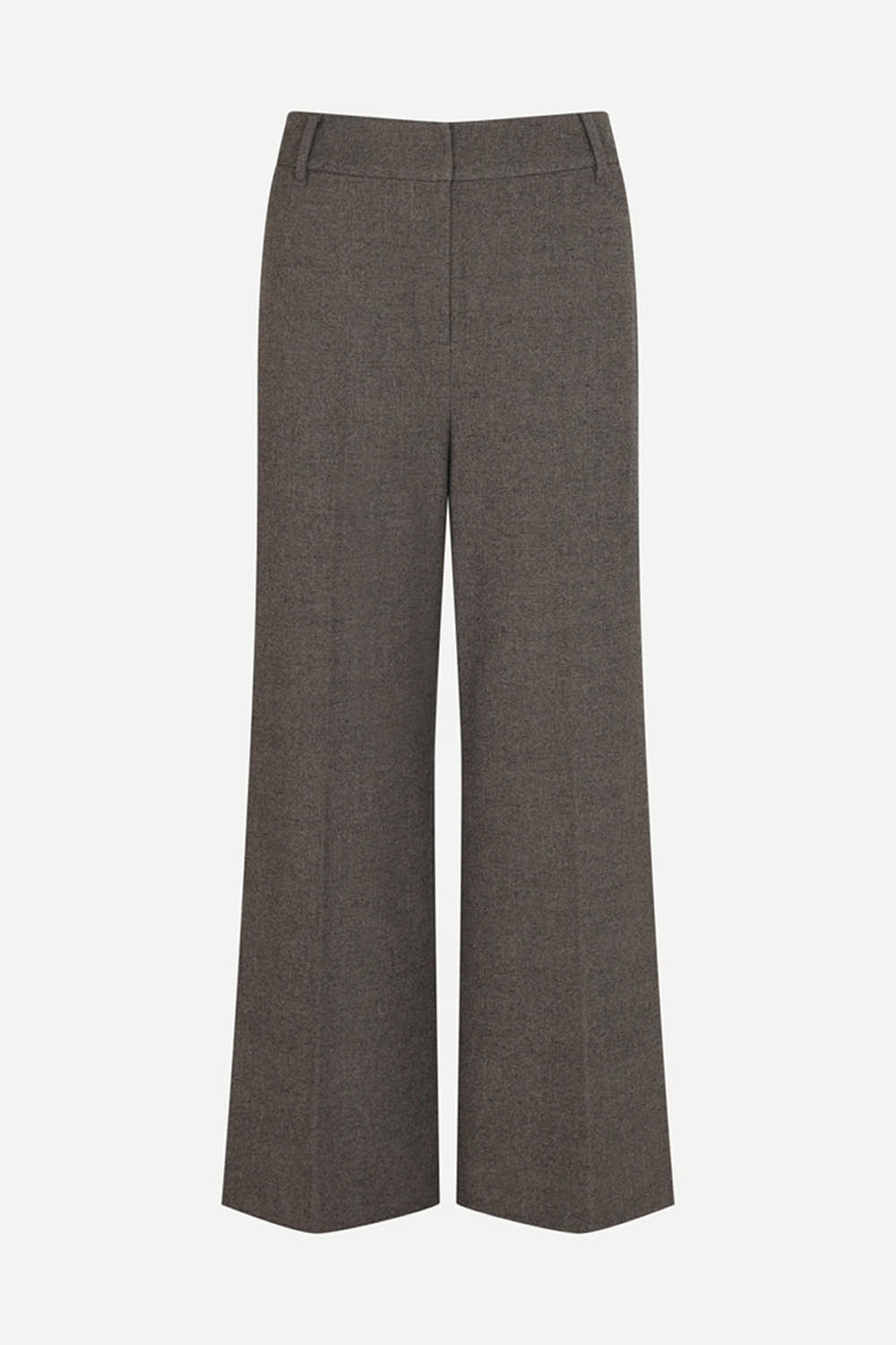 [공식몰] 세미 부츠컷 트렌디 와이드 팬츠 브라운