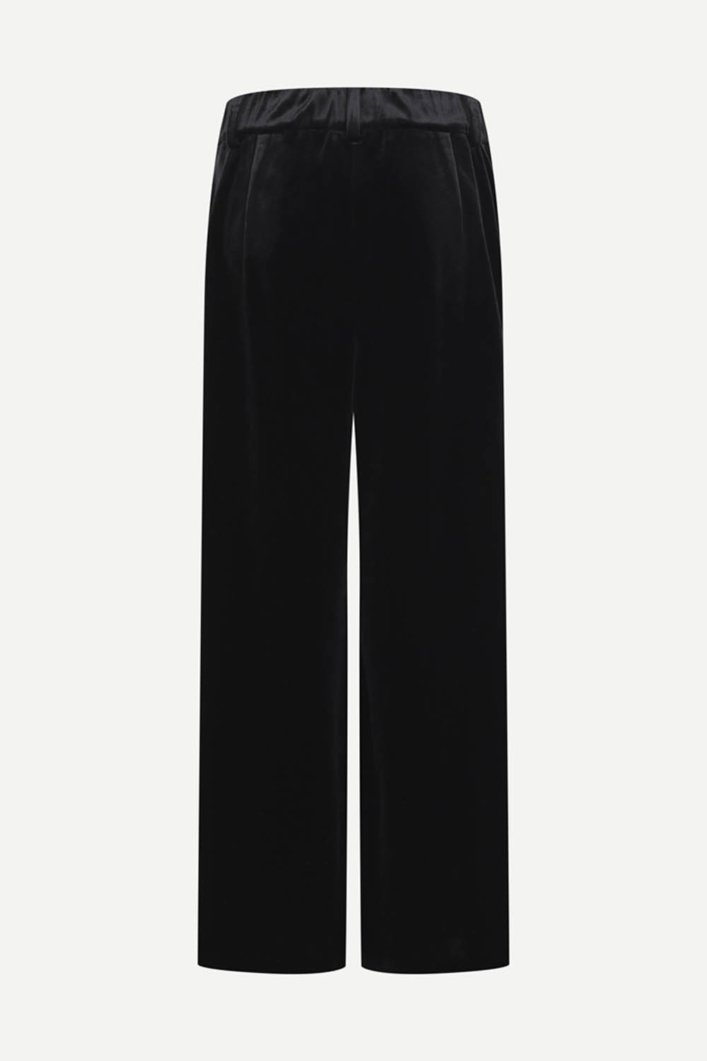 [캐리스노트] 벨로아 세미 와이드 팬츠 블랙