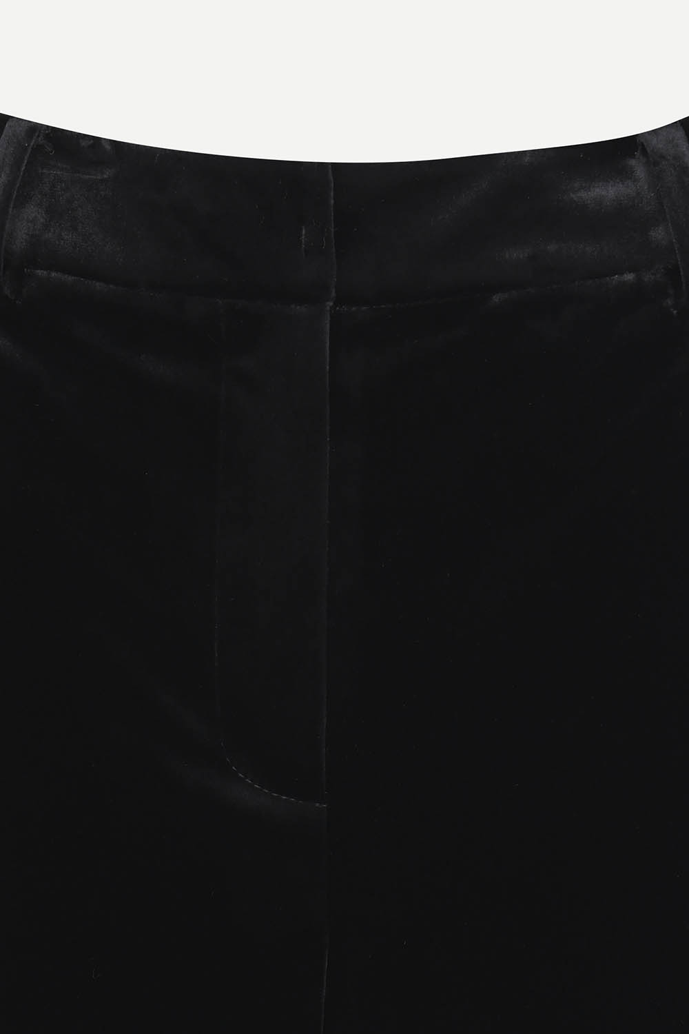 [캐리스노트] 벨로아 세미 와이드 팬츠 블랙