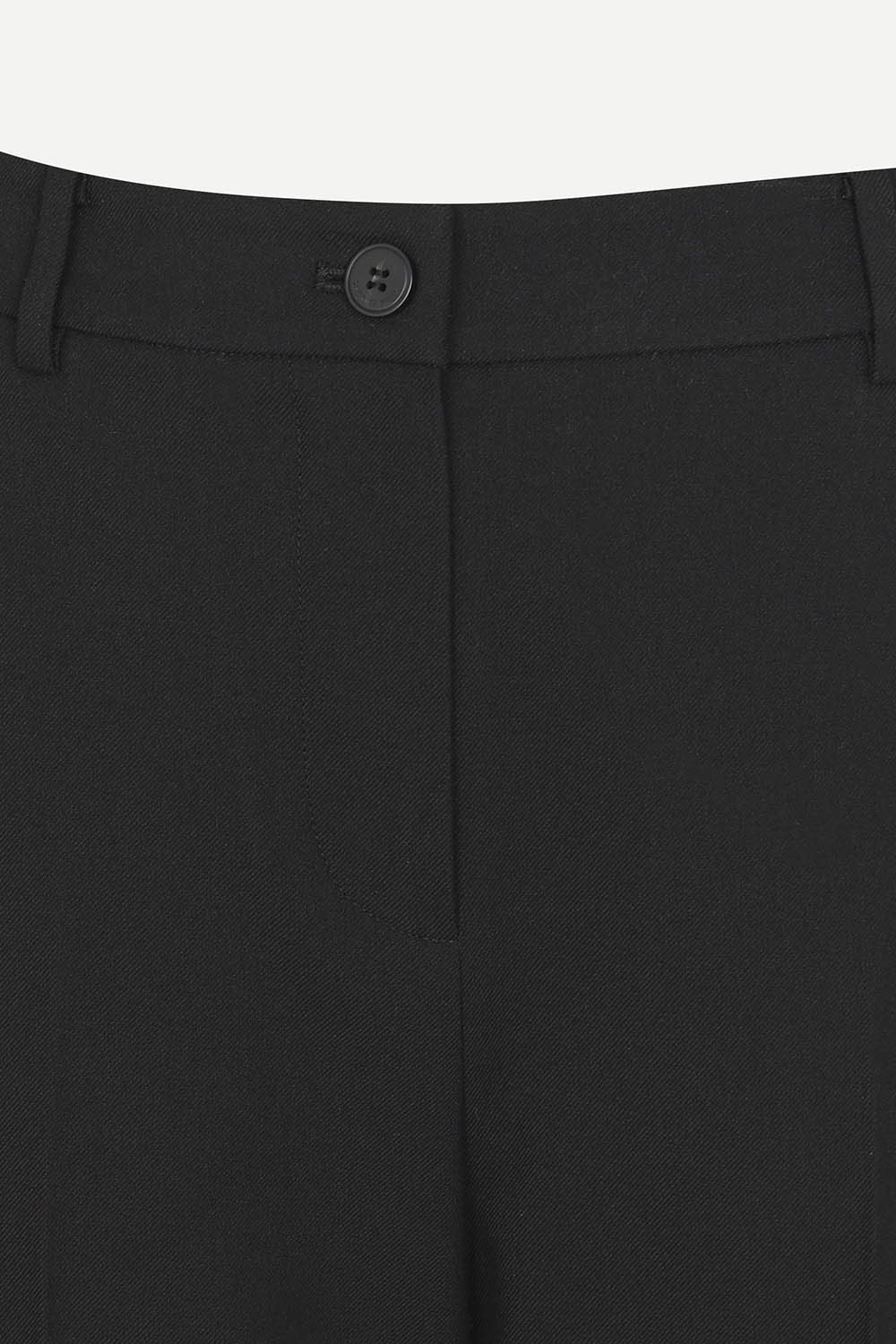 [캐리스노트] 데일리 기모 스트레이트핏 팬츠 블랙