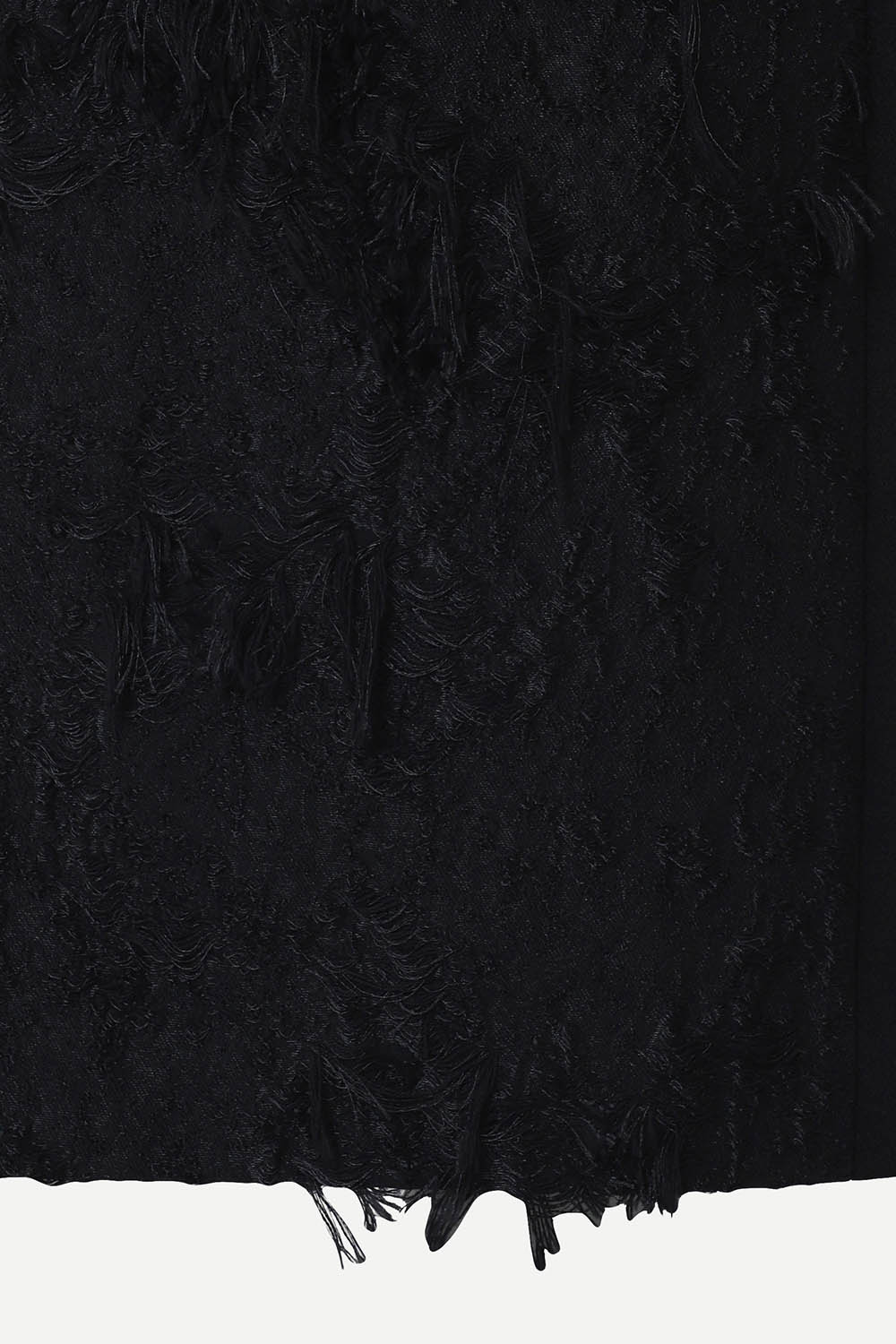 [캐리스노트] 배색 포인트 스커트 블랙