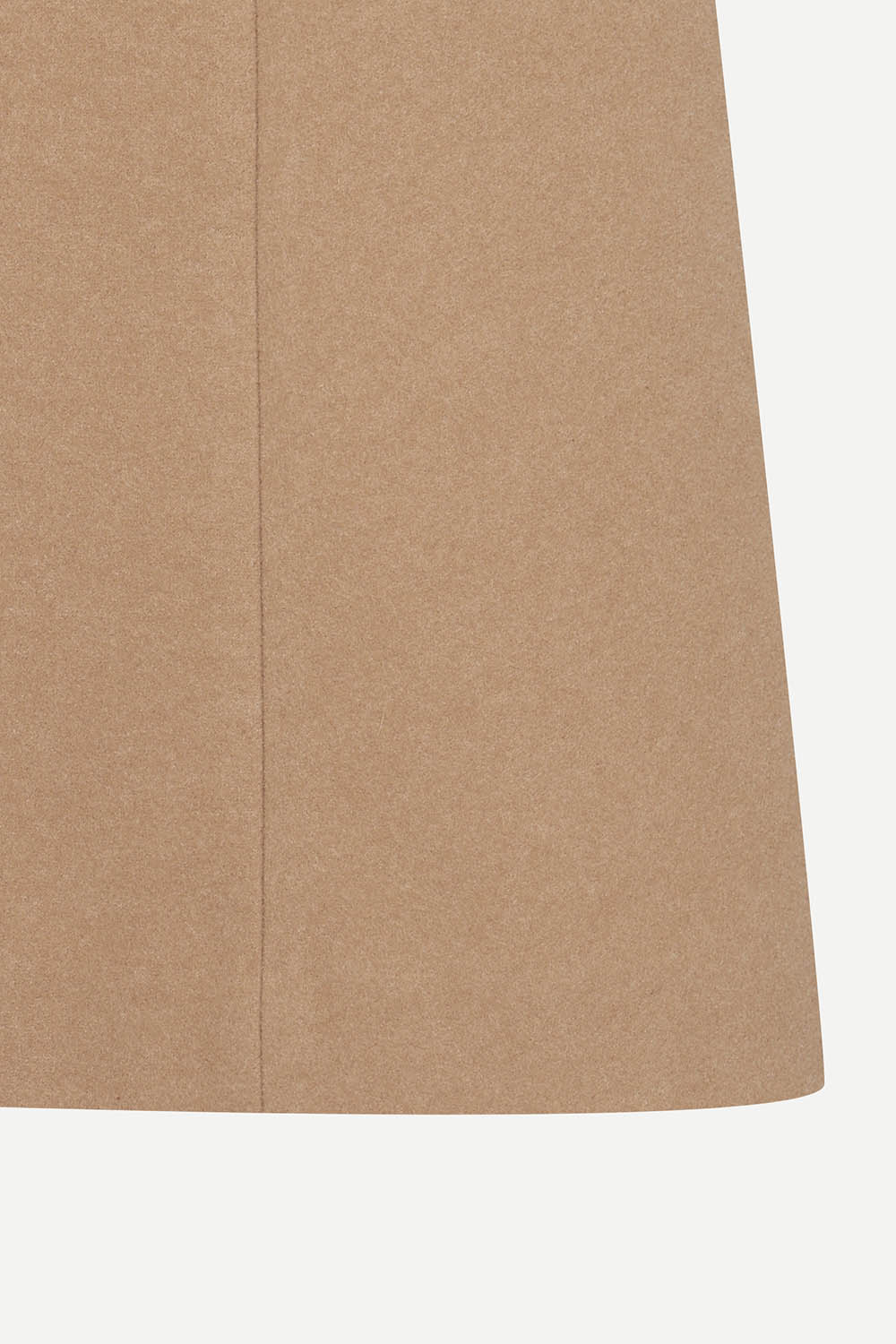 [캐리스노트] 비대칭 밴딩 플레어 롱스커트 카멜