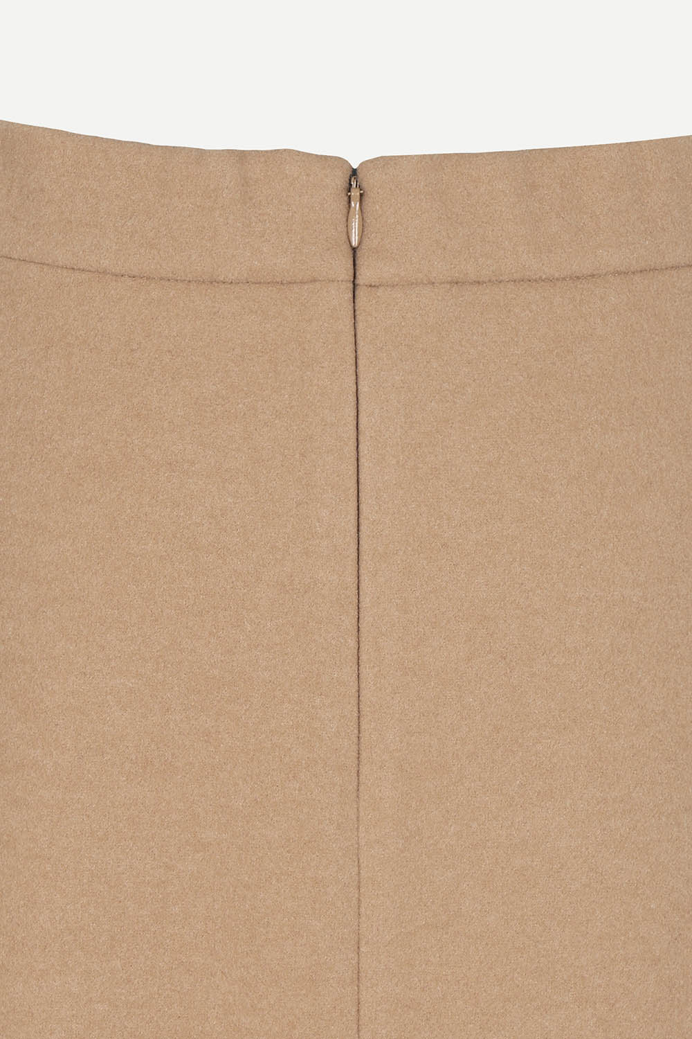 [캐리스노트] 비대칭 밴딩 플레어 롱스커트 카멜