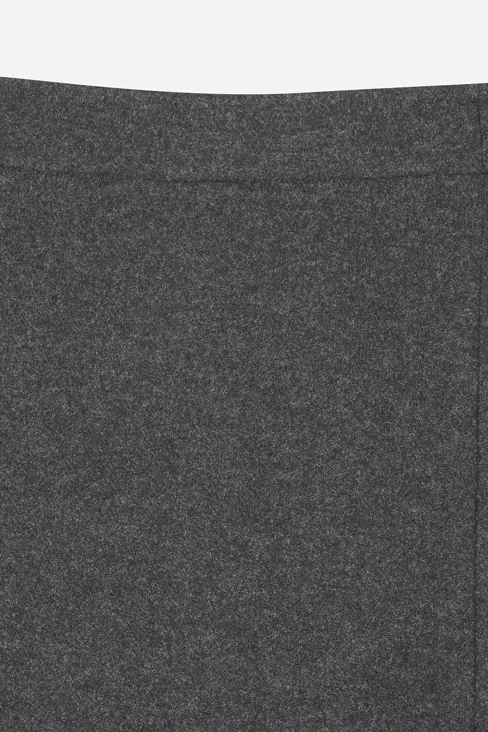 [캐리스노트] 비대칭 밴딩 플레어 롱스커트 그레이