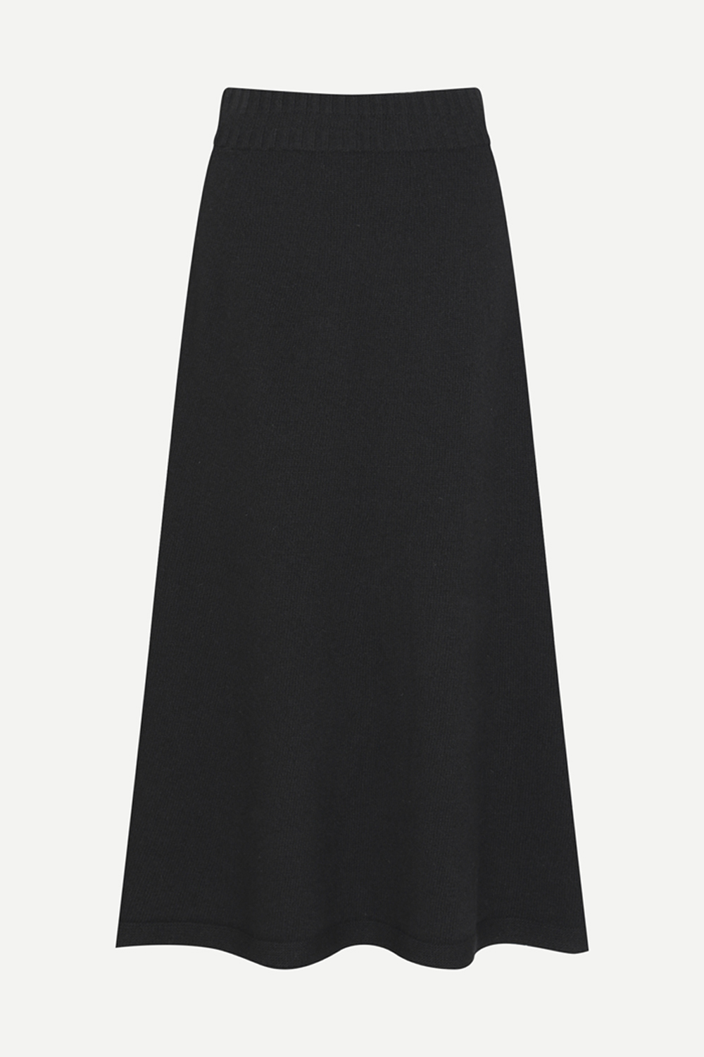 [공식몰] 캐시미어 블렌드 니트 스커트 블랙