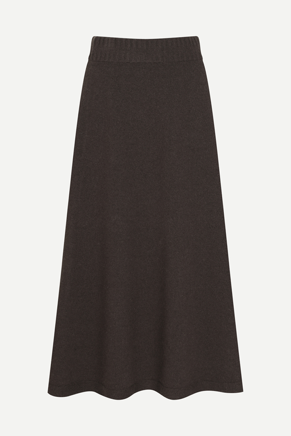 [공식몰] 캐시미어 블렌드 니트 스커트 브라운