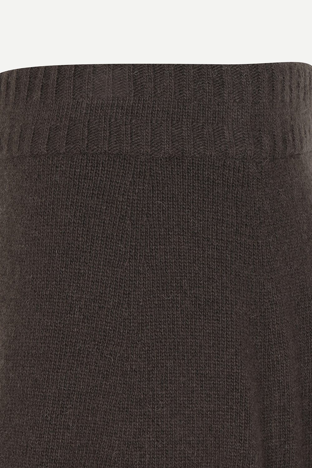 [캐리스노트] 캐시미어 블렌드 니트 스커트 브라운