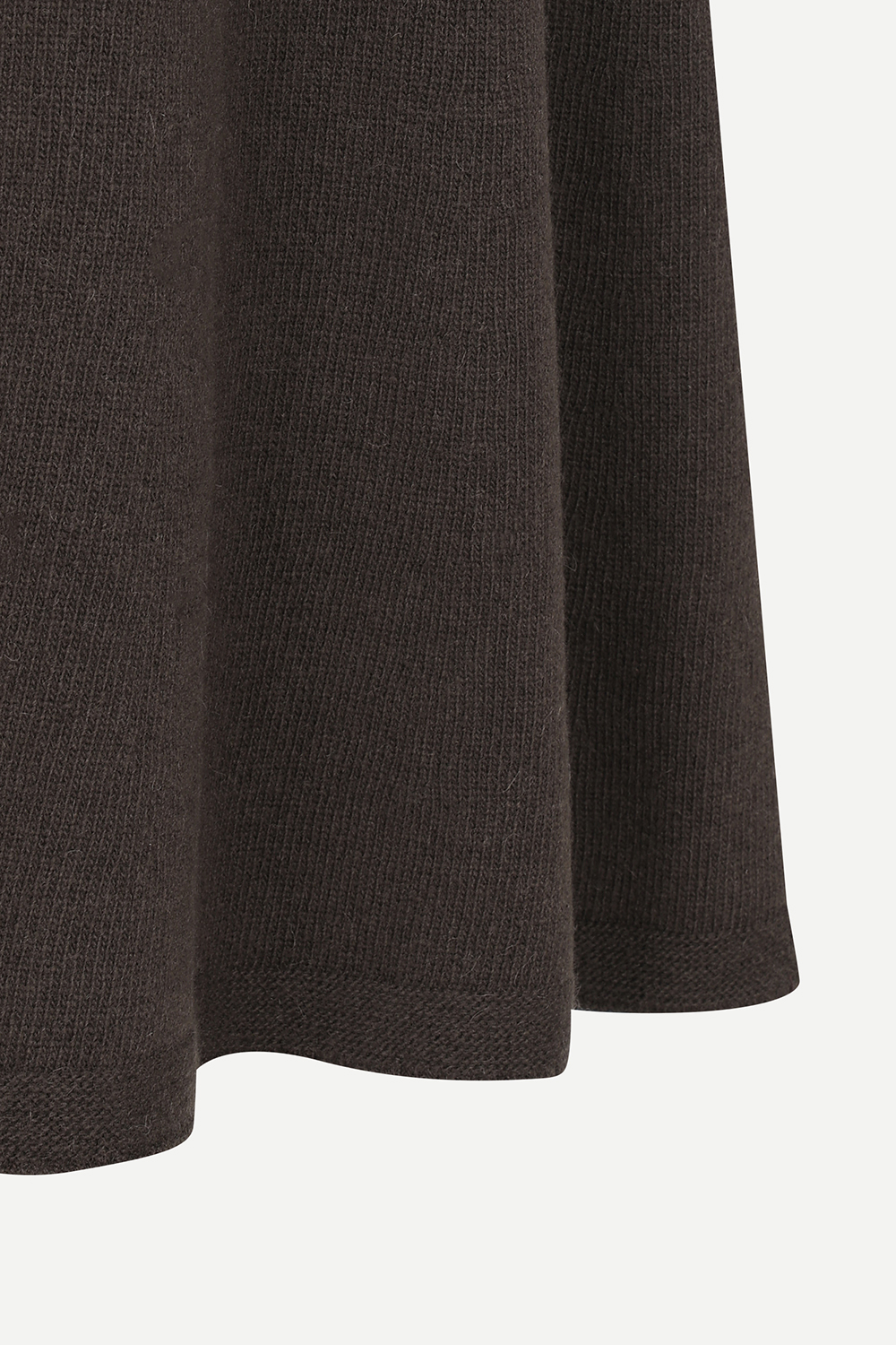 [캐리스노트] 캐시미어 블렌드 니트 스커트 브라운