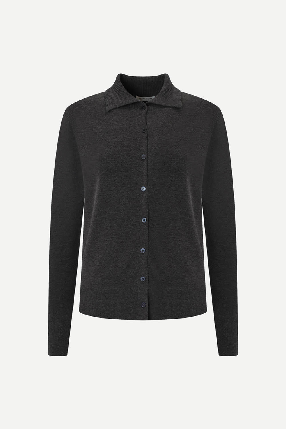 [공식몰] 카라 하이넥 가디건 그레이