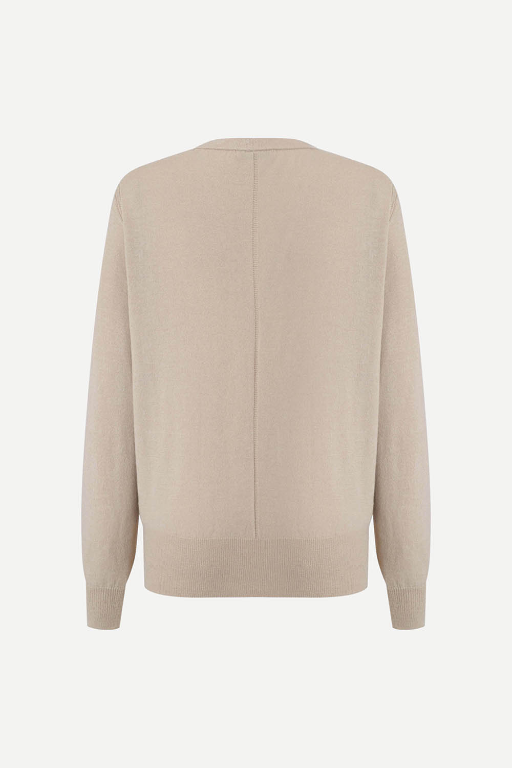 [캐리스노트] V넥 풀오버 가디건 베이지