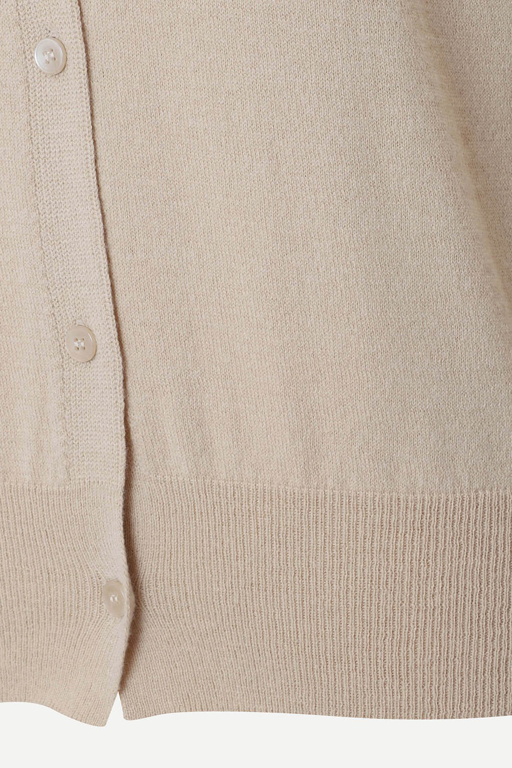 [캐리스노트] V넥 풀오버 가디건 베이지