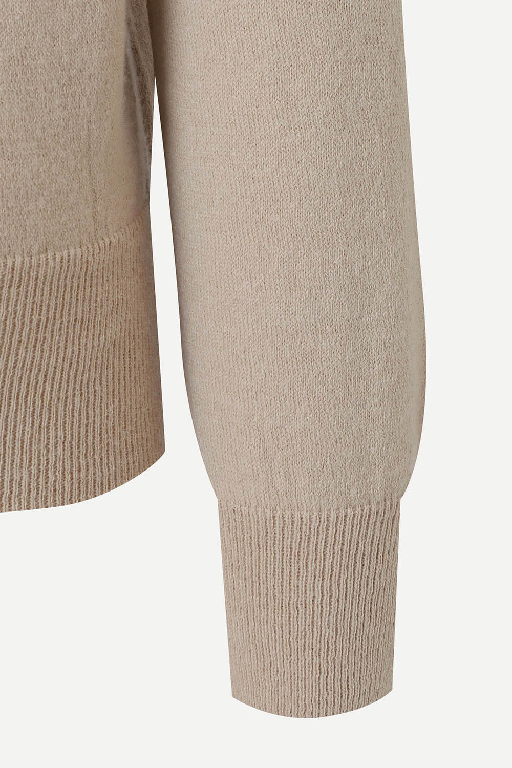 [캐리스노트] V넥 풀오버 가디건 베이지