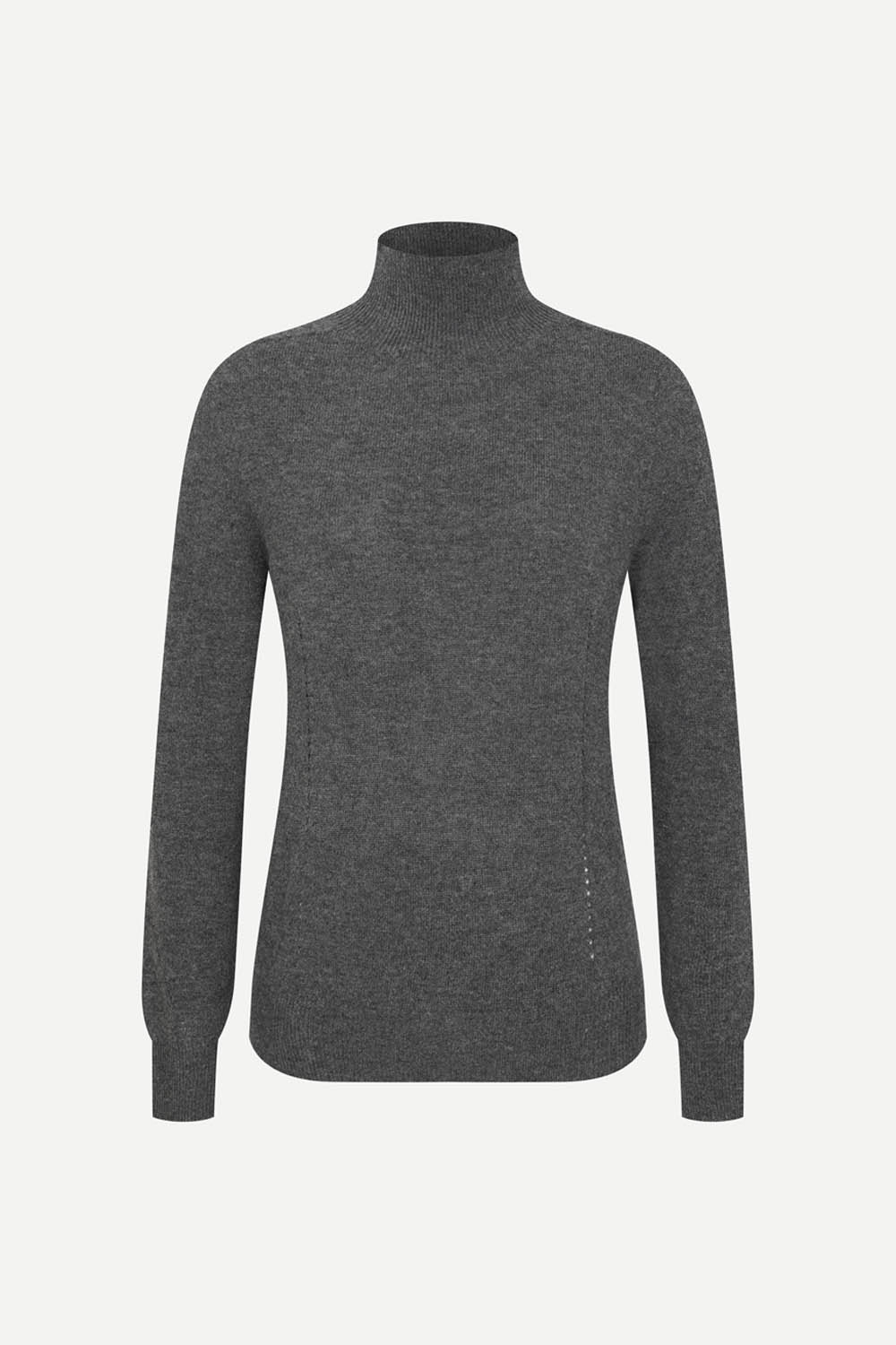 [캐리스노트] 홀가먼트 니트 풀오버 그레이