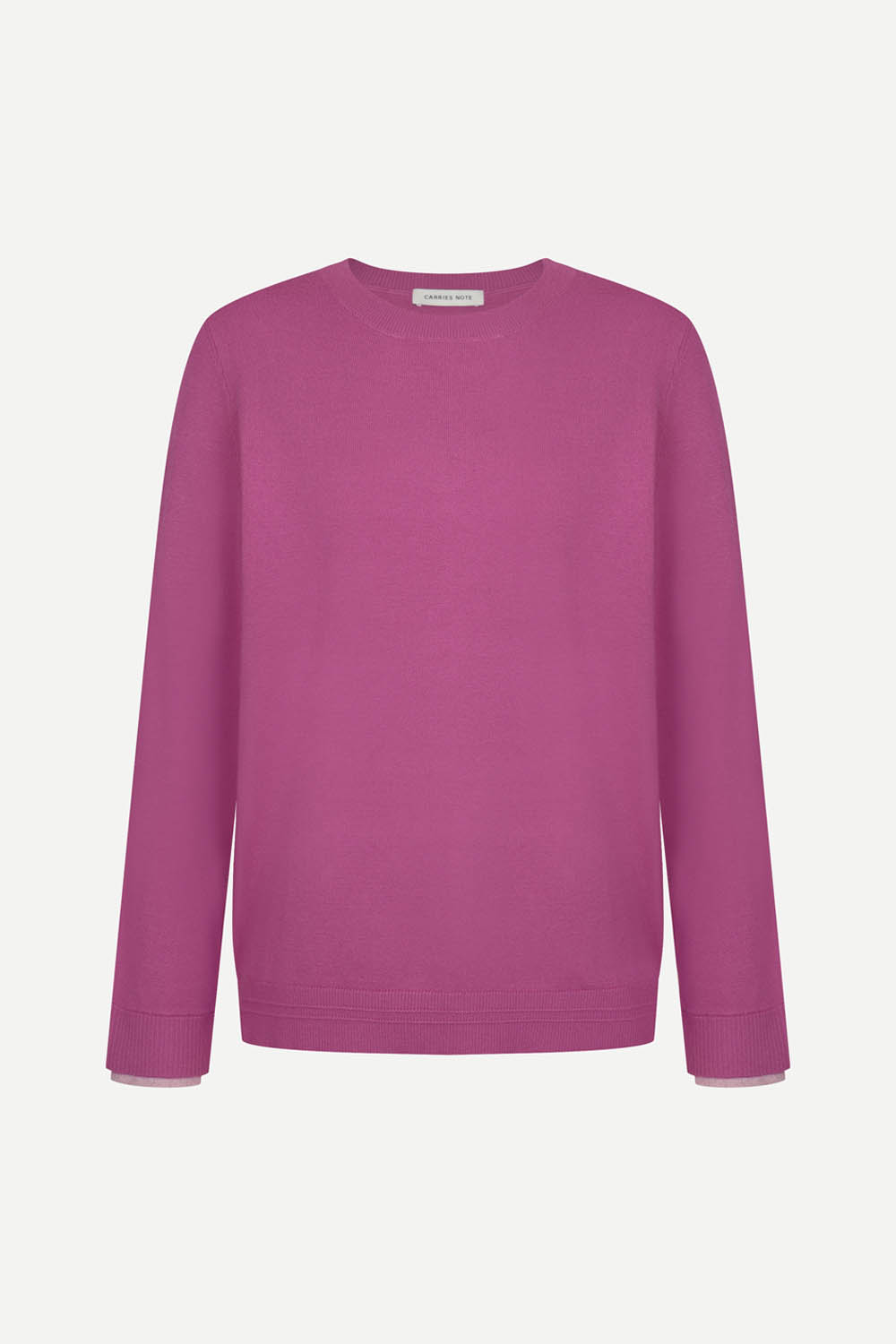 [공식몰] 소프트 터치 라운드넥 스웨터 마젠타