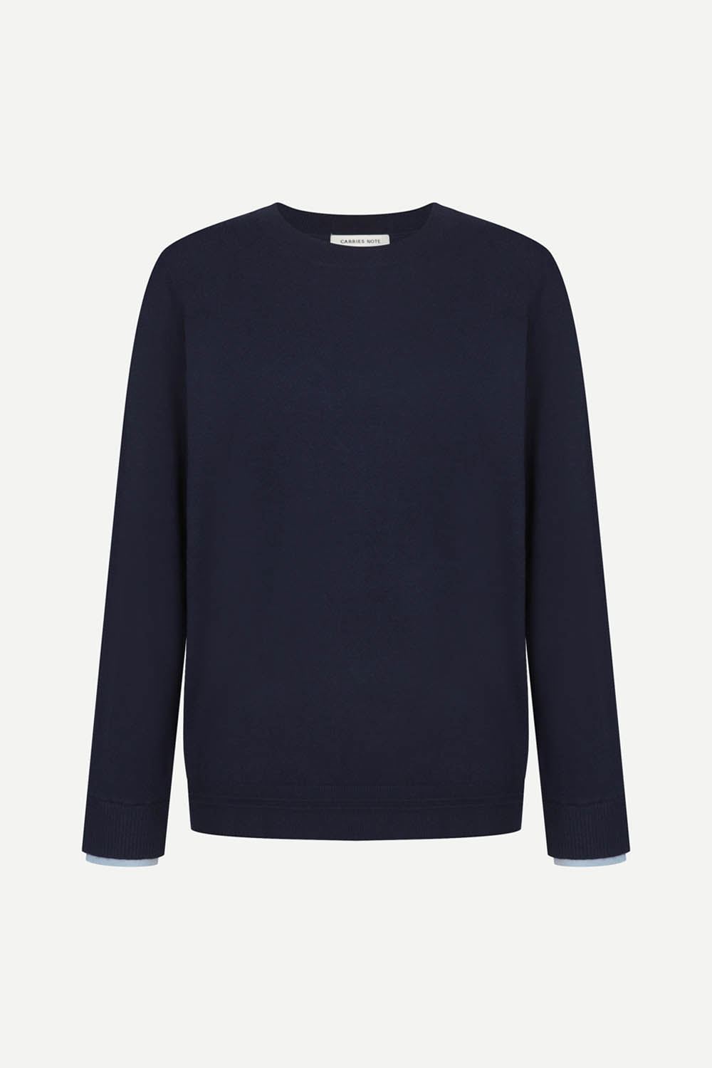 [공식몰] 소프트 터치 라운드넥 스웨터 네이비