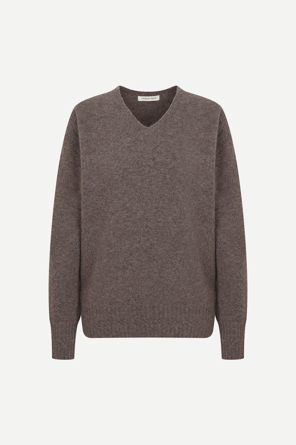 [공식몰] 니트 SET 브이넥 캐시미어 스웨터 브라운