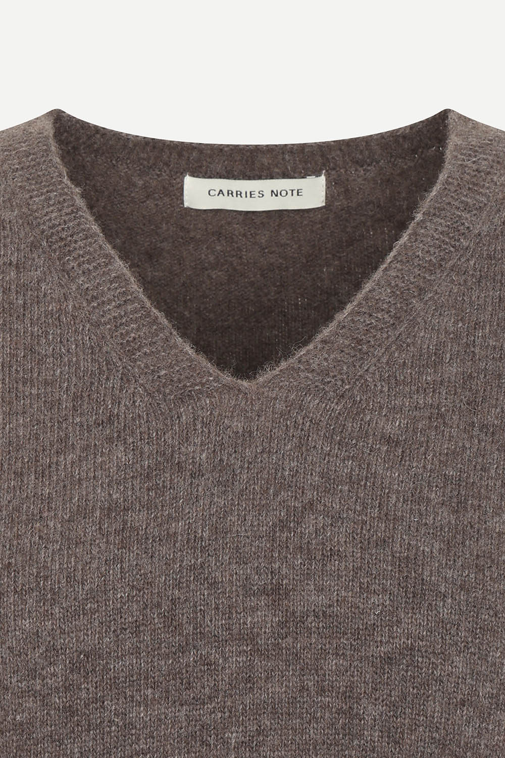 [공식몰] 니트 SET 브이넥 캐시미어 스웨터 브라운