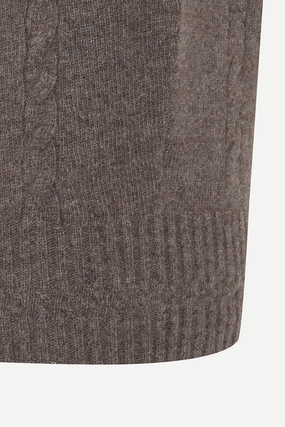 [공식몰] 니트 SET 브이넥 캐시미어 스웨터 브라운