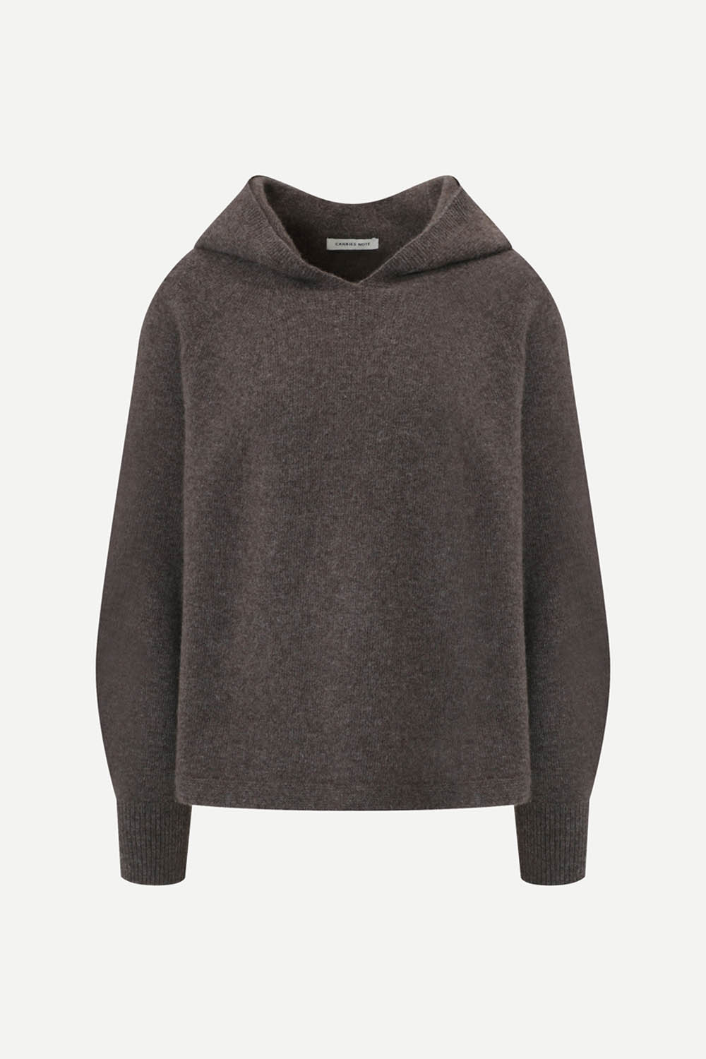 [캐리스노트] 후드 스웨터 브라운