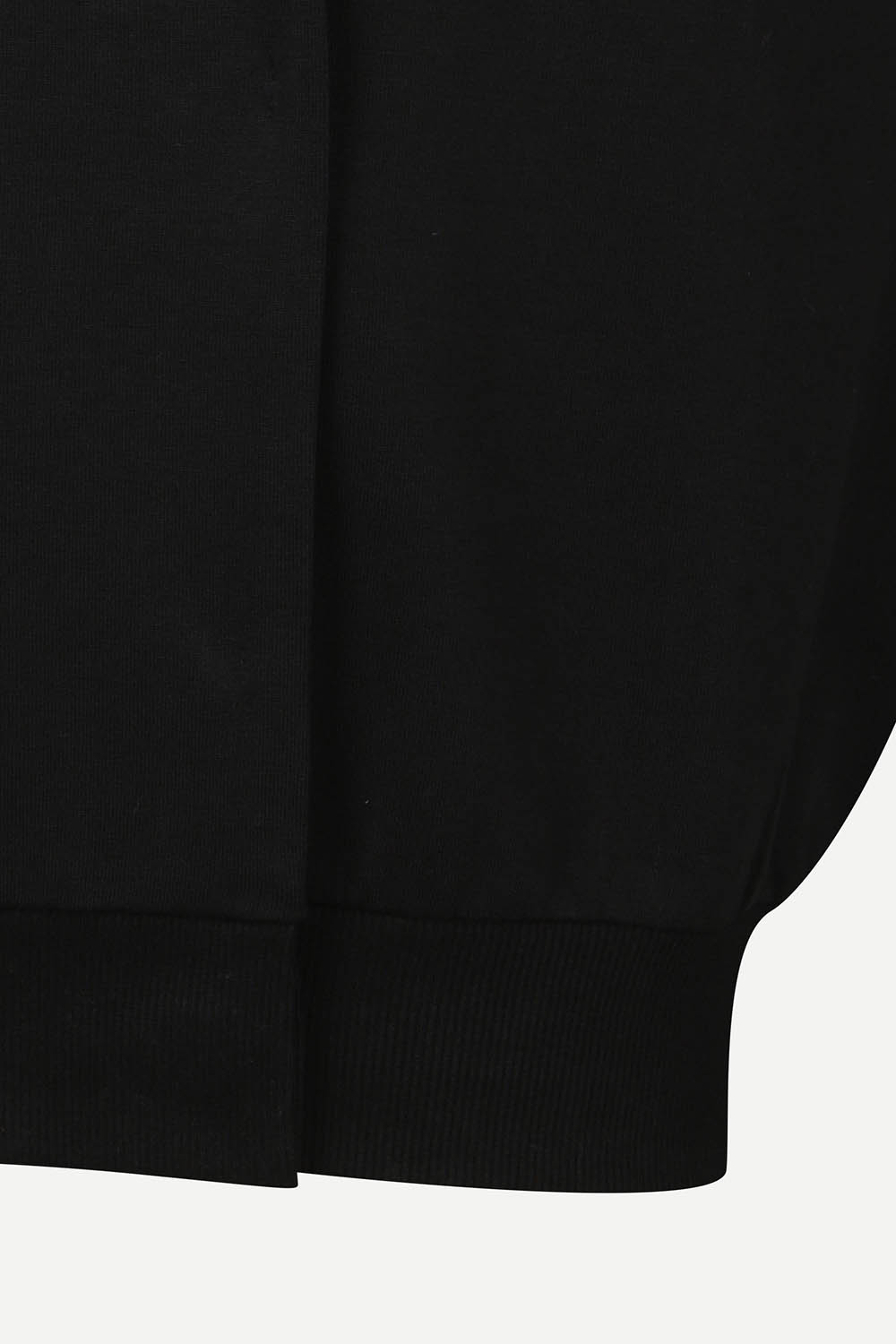 [캐리스노트] 앞 여밈 후드 티셔츠 블랙