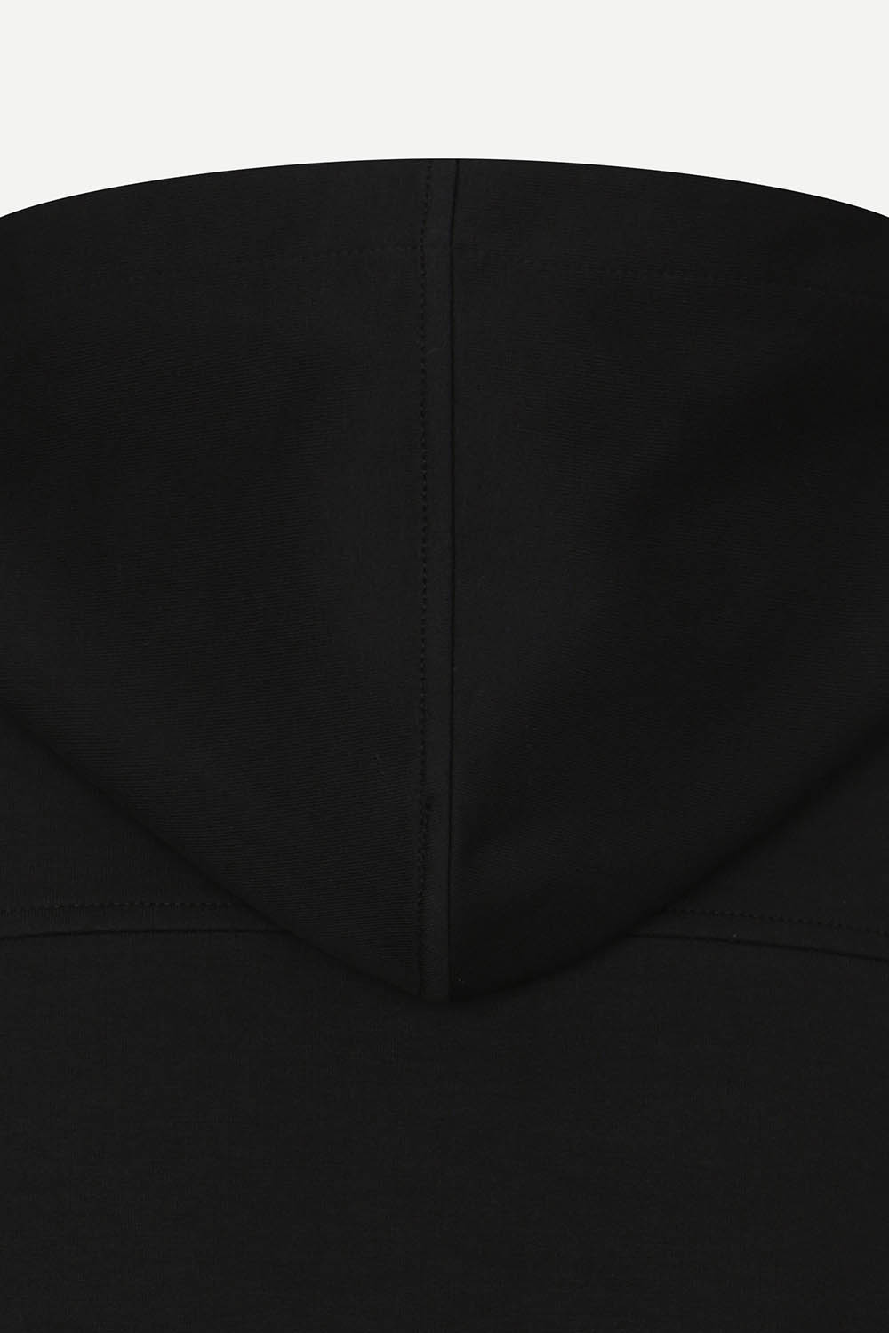 [캐리스노트] 앞 여밈 후드 티셔츠 블랙