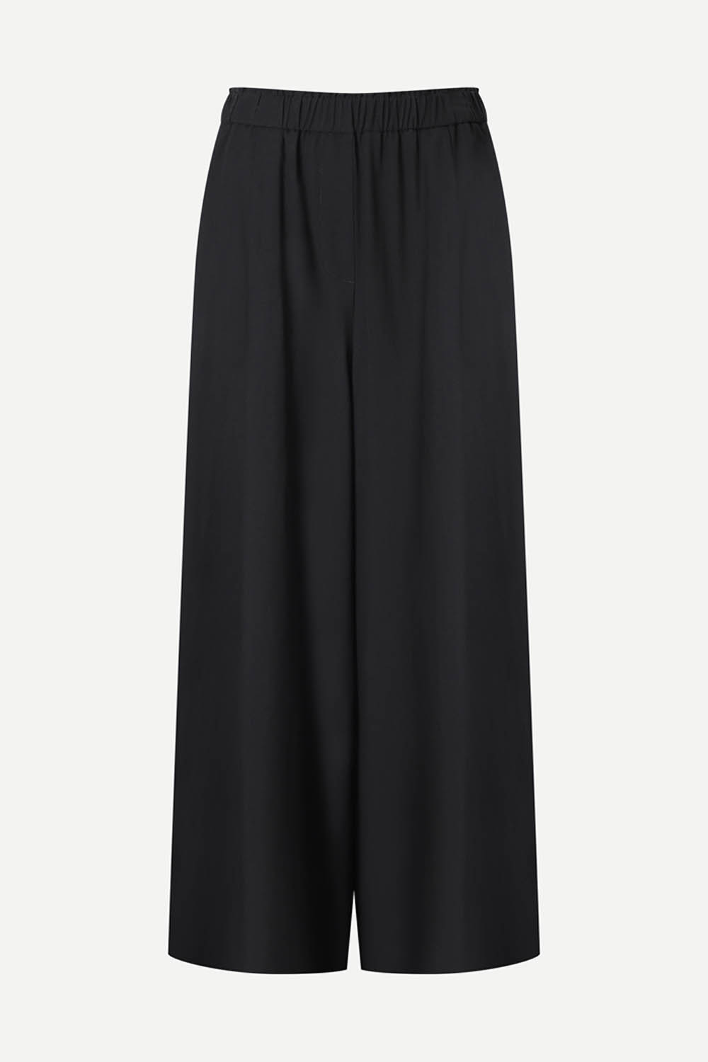 [캐리스노트] 이지 와이드 밴딩 팬츠 블랙