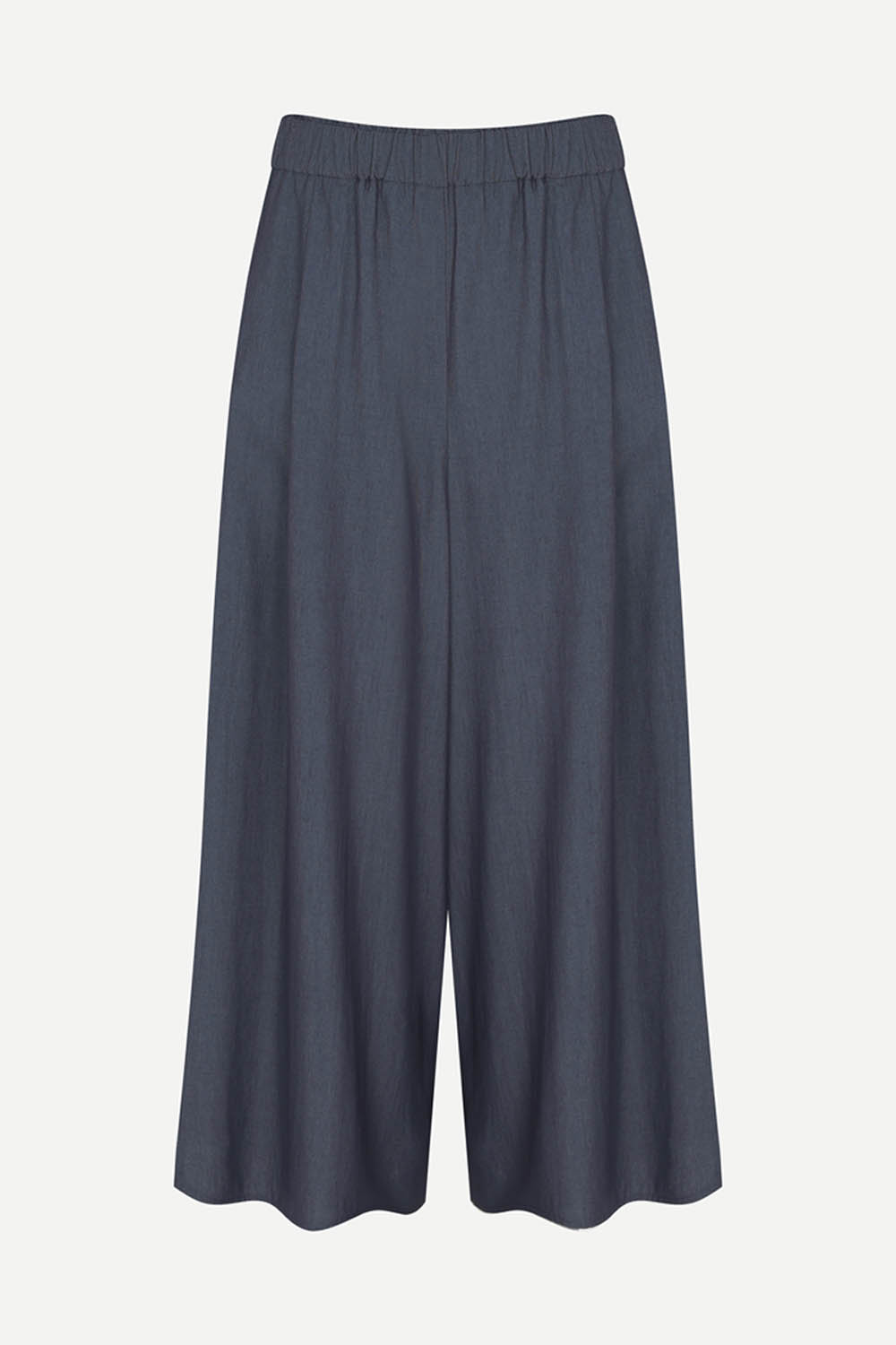 [캐리스노트] 이지 와이드 밴딩 팬츠 블루