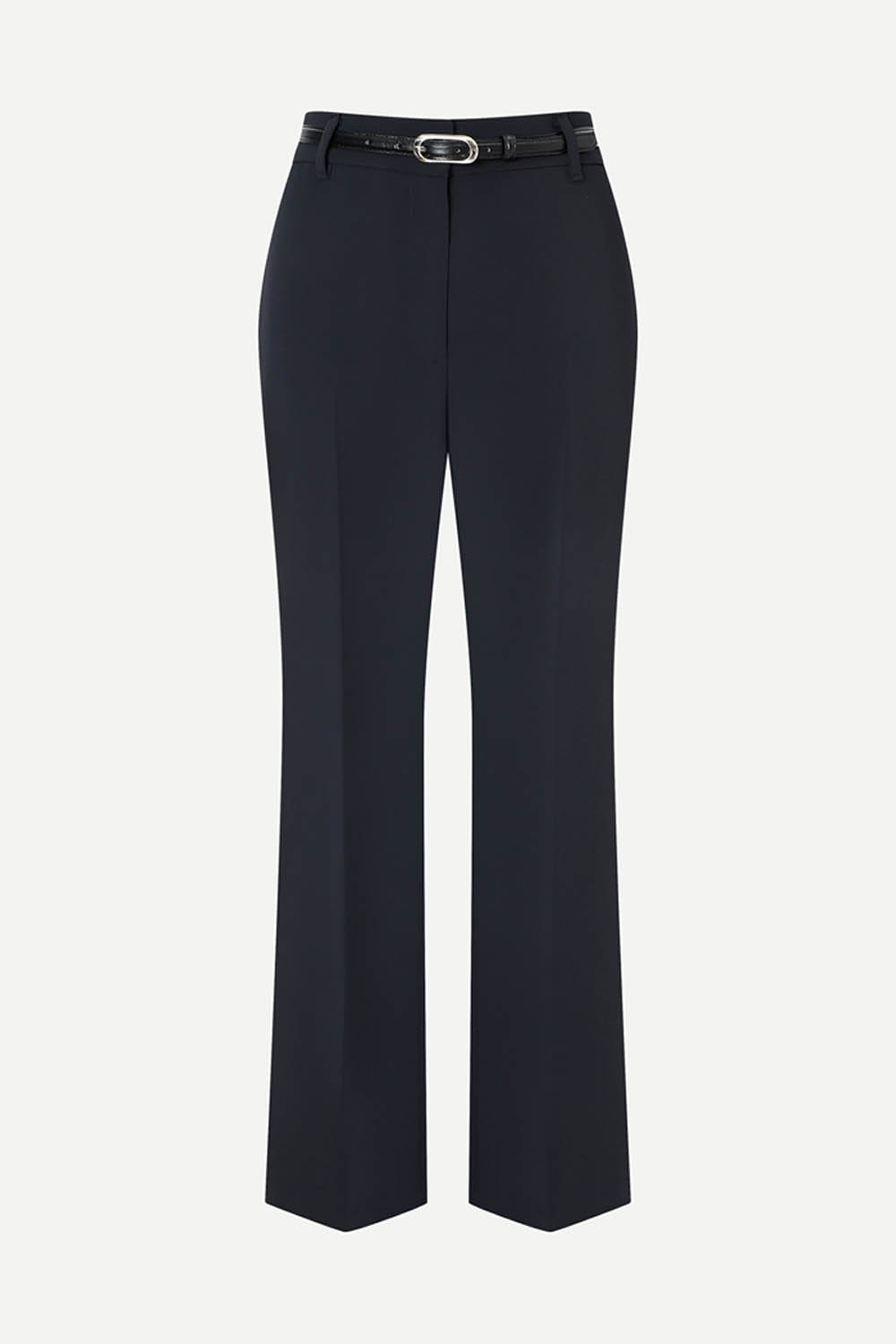 [캐리스노트] 벨티드 부츠컷 팬츠 다크 네이비