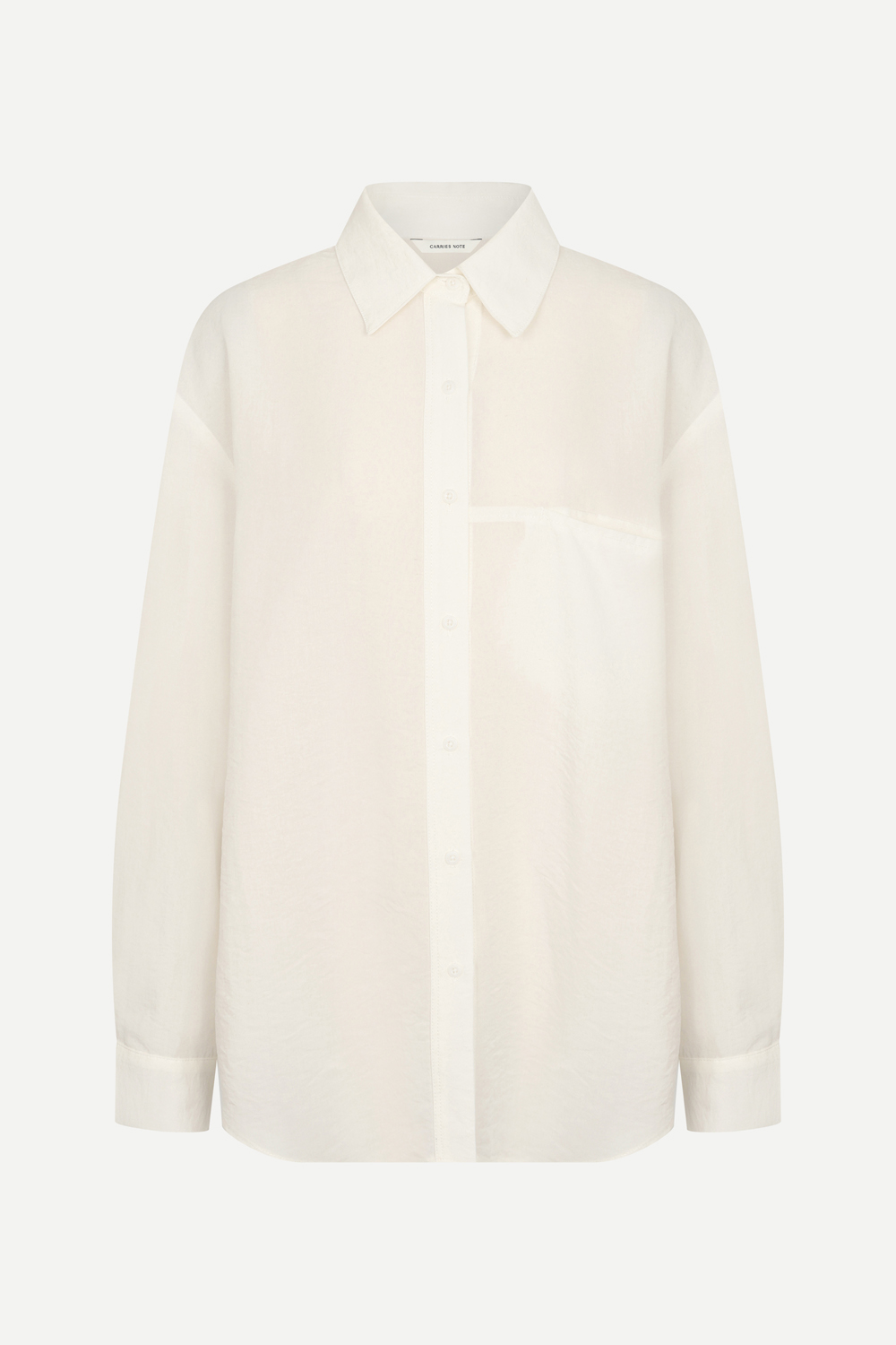 [캐리스노트][온라인단독] 프리미엄 코튼 블렌드 셔츠 아이보리