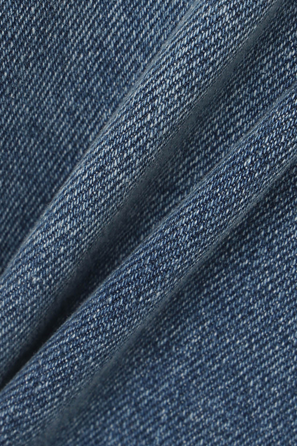 [캐리스노트] 일자핏 밴딩 컬러 데님 팬츠 인디고 블루