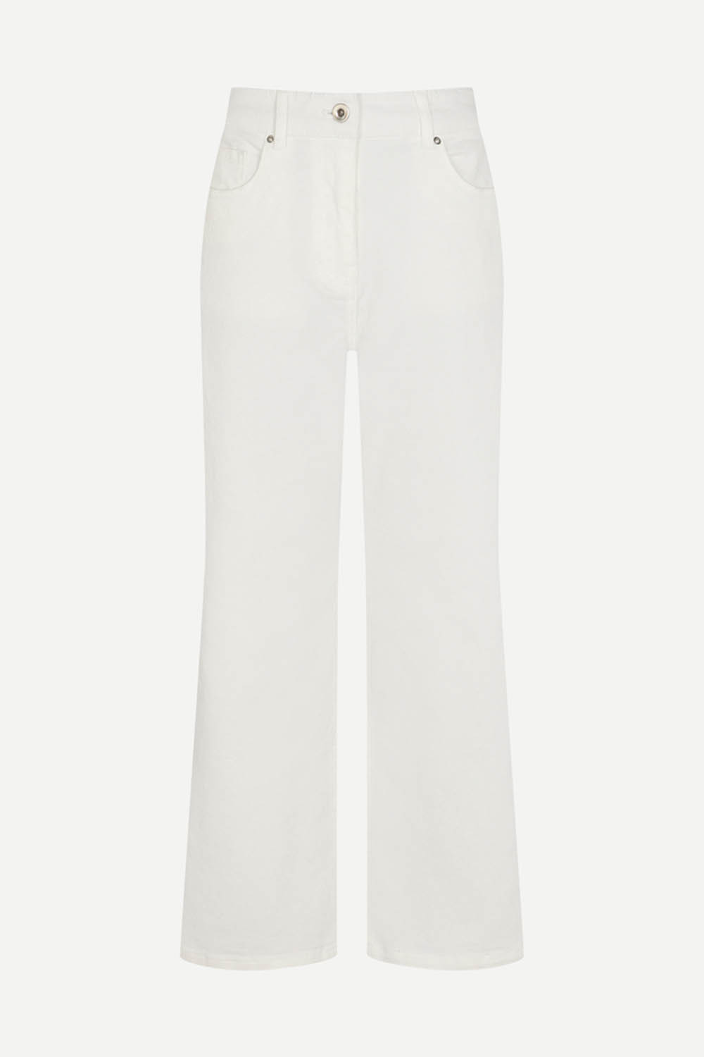 [캐리스노트] 데일리 스트레이트 컬러 팬츠 화이트