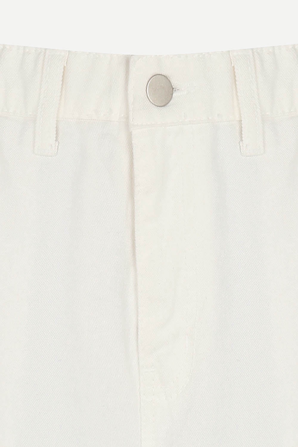 [캐리스노트][온라인단독] 배럴드 배기핏 코튼 팬츠 화이트