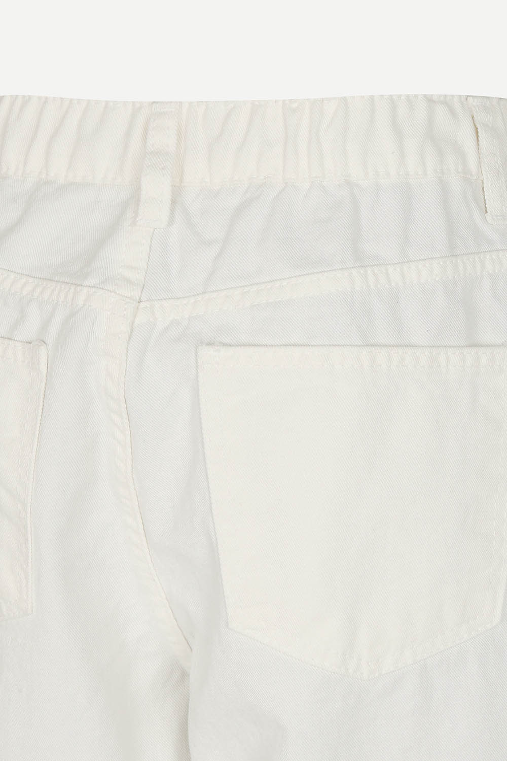 [캐리스노트][온라인단독] 배럴드 배기핏 코튼 팬츠 화이트