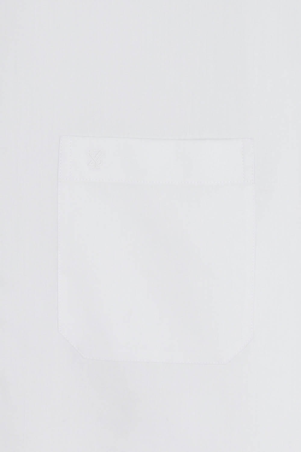 [예작] 면 혼방 스트레치 레귤러핏 카라 셔츠 화이트