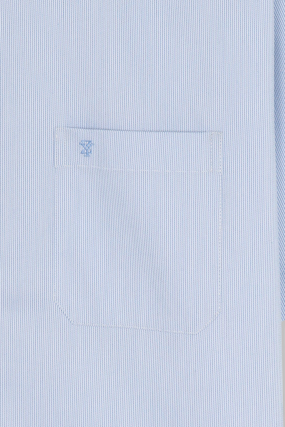 [예작] 면 혼방 텍스처 레귤러핏 스트레치 셔츠 블루