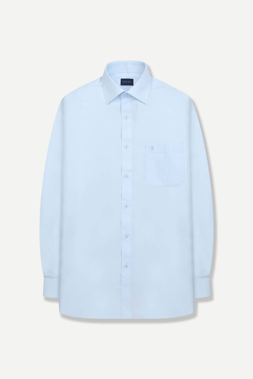 [공식몰] 베이직 옥스포드 배색 일반핏 셔츠 블루