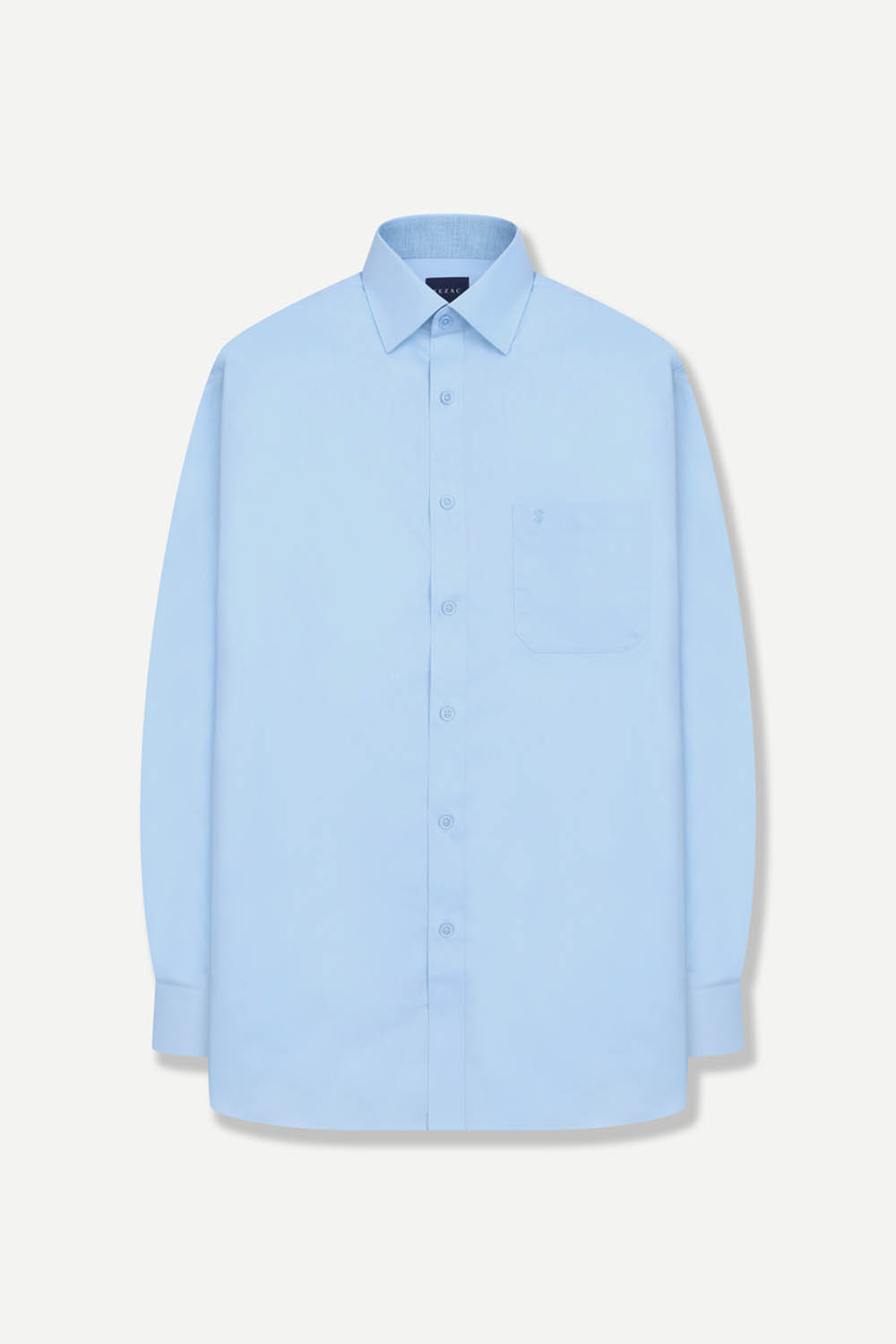 [공식몰] 스카이 베이직 포켓 일반핏 셔츠 블루