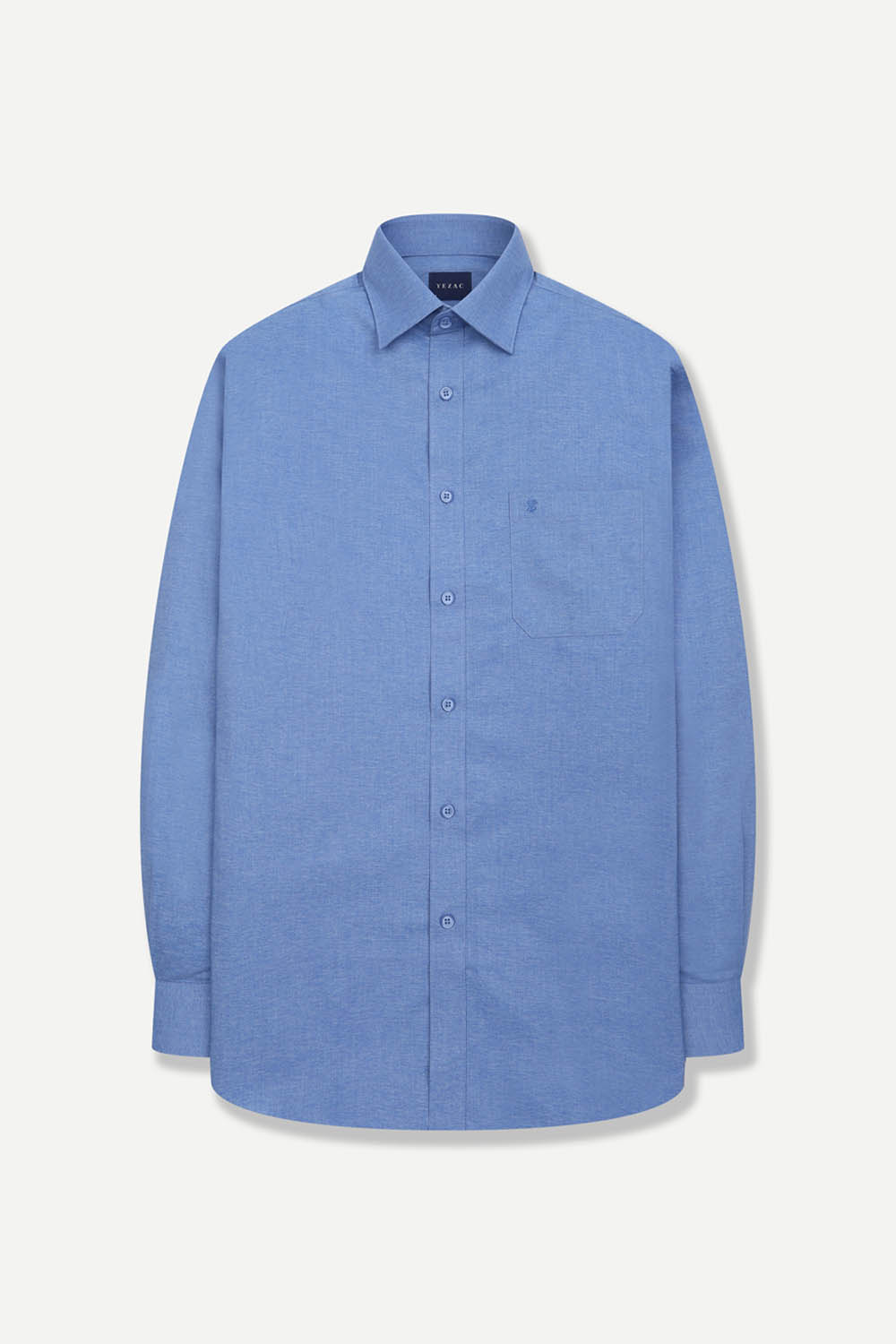 [공식몰] 소프트 옥스포드 스트레치 일반핏 셔츠 블루