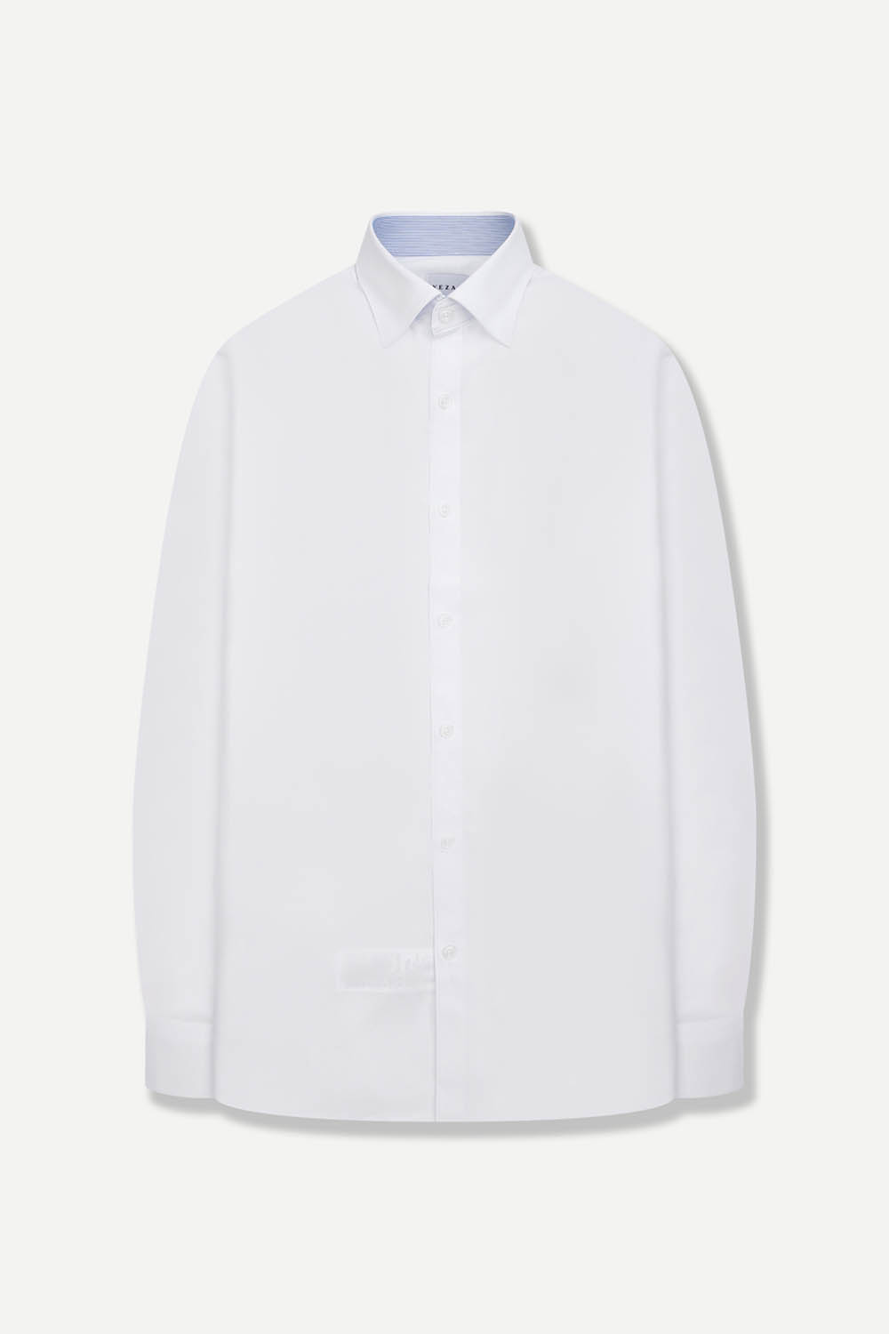 [공식몰] 모달 블렌드 솔리드 드레스 슬림핏 셔츠 화이트