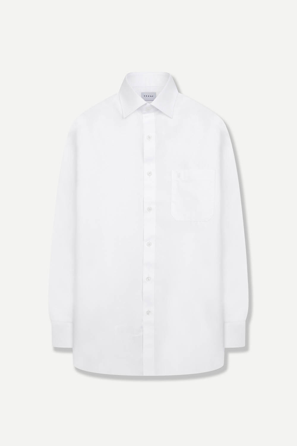 [예작] 포켓 솔리드 레귤러핏 셔츠 화이트