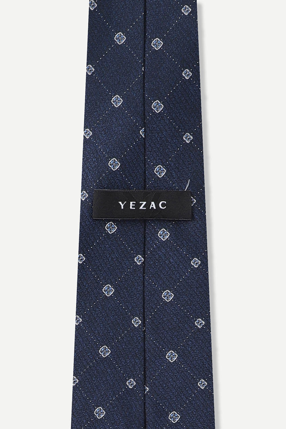 [예작] 실크혼방 미니 도트 넥타이 네이비