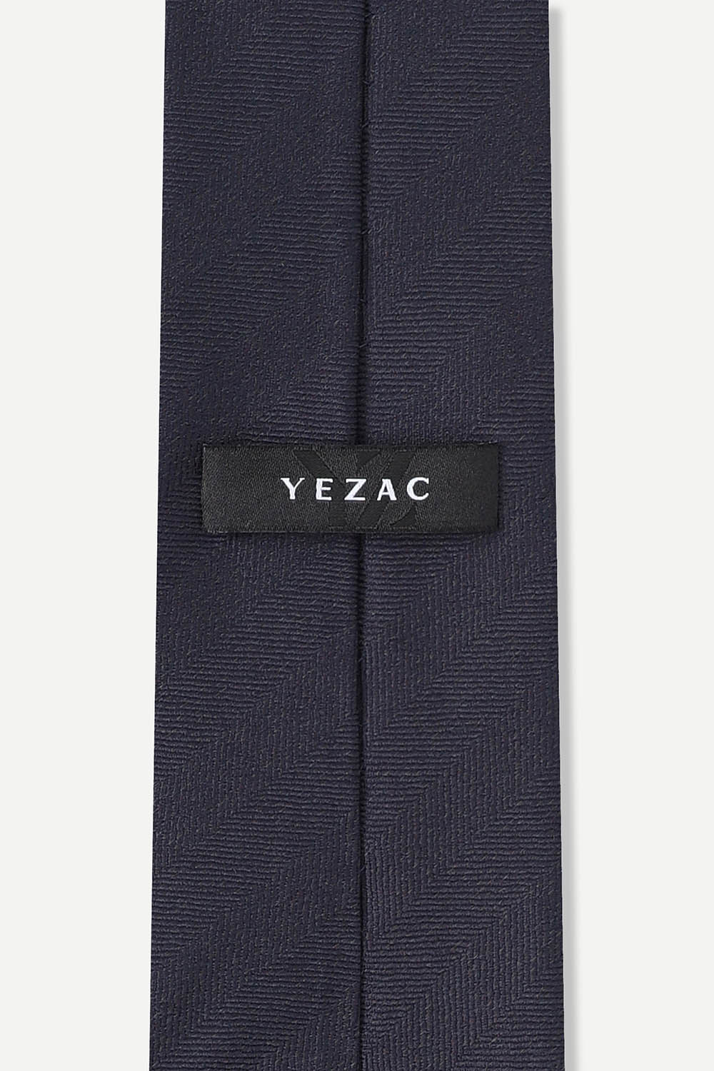 [예작] 실크 100% 헤링본 넥타이 네이비