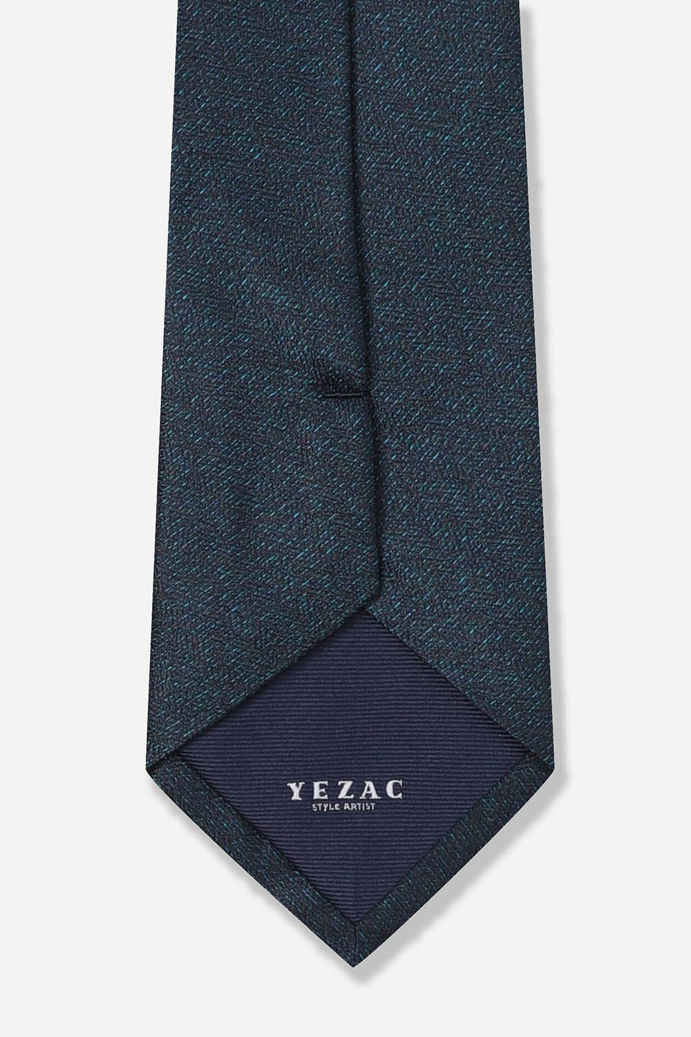 [예작] 실크혼방 헤링본 패턴 넥타이 그린