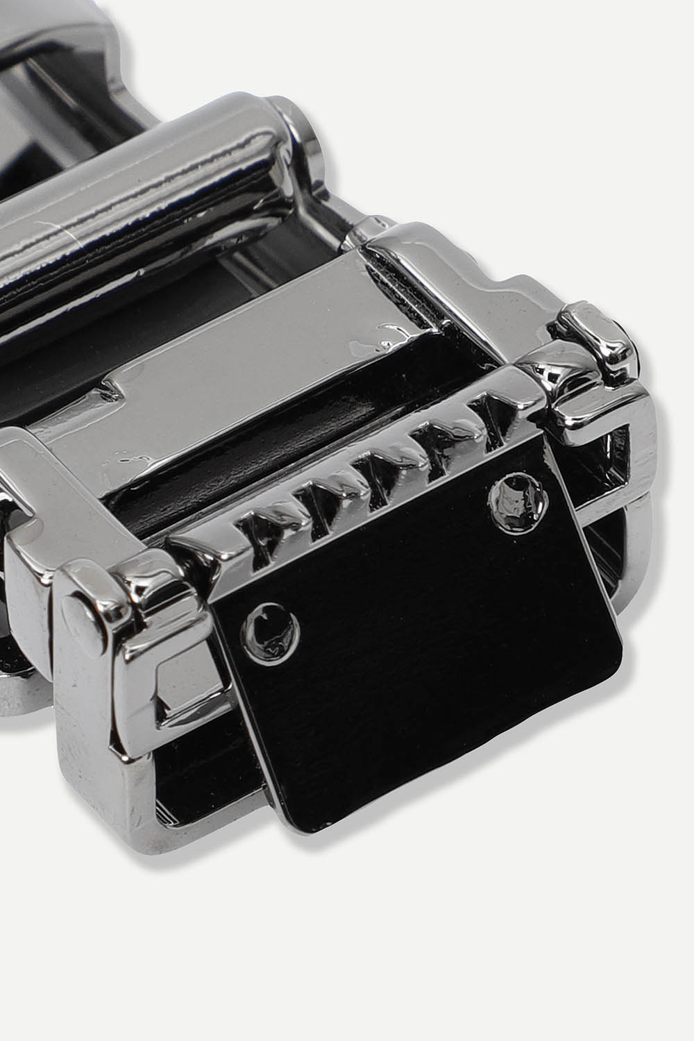 [예작] 클래식 니켈 프레임 오토락 버클 블랙