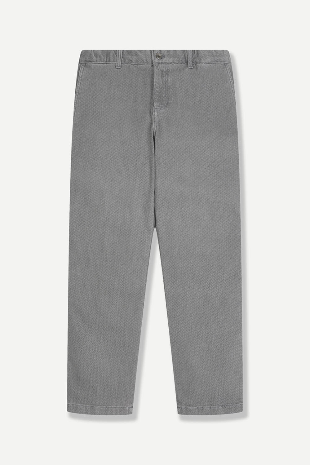 [공식몰] 마이크로 패턴 면혼방 팬츠 그레이