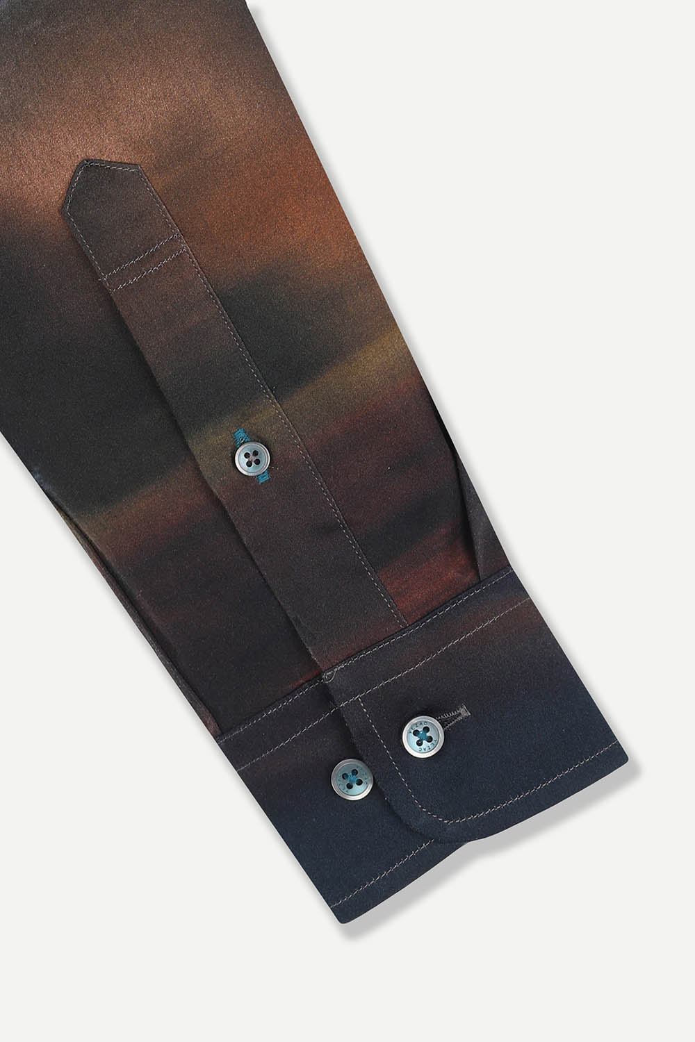 [선물포장][예작] 면 100% 슬림핏 아트워크 셔츠 블랙